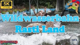 Wildwasserbahn Rasti-Land onride/offride POV 5K 60fps