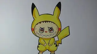 Vẽ Sáng Tạo Labubu Pikachu