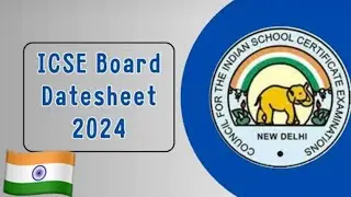 ICSE EXAM DATE SHEET 2024#icseboard