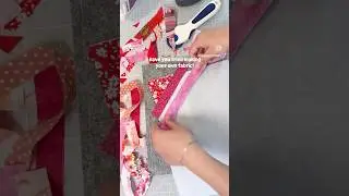 Couldn't resist diving into Valentine's crafts—fabric scraps are just too much fun!