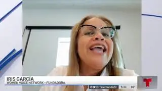 Women Voice Network-Trata de Personas, Entrevista con Telemundo
