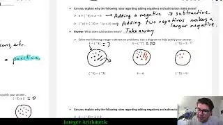 Integer Subtraction (Conceptual)