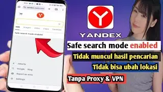 Cara Mengatasi Yandex!! tidak ada hasil pencarian (Safe search mode enabled)