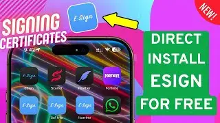 UPDATED! Install Esign on iOS | Install IPA Files on iPhone/iPad NO COMPUTER!