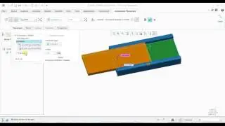 Slider connection using PTC Creo