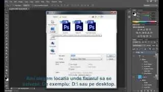 Mecanica in Photoshop #1 Cum se salveaza proiectul.