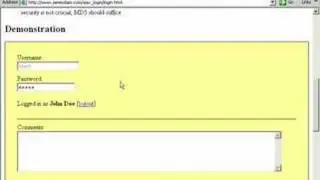 Getting instant login feedback Ajax Tutorial 8