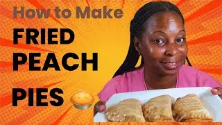 How to Make Old Fashioned Fried Peach Hand Pies #pies #peachpie #southerncooking