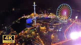 Hyde Park Winter Wonderland in London | Rides and Attractions 2021 | 4K Video