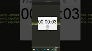 60-Second Python Project: Create a Stopwatch App