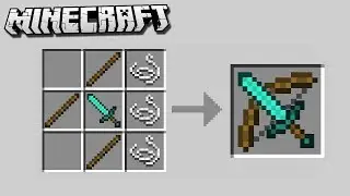 How to SHOOT SWORDS with a BOW in Minecraft!