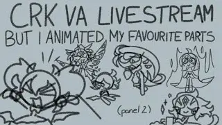 cookie run kingdom voice actor livestream but i animated my favourite parts