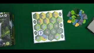 Распаковываем настольную игру Каскадия с дополнением Ориентиры