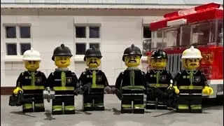 Stop motion firefighter