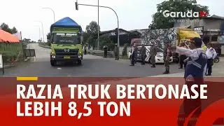 Razia Truk Bertonase Lebih 8,5 Ton di Kota Tangerang