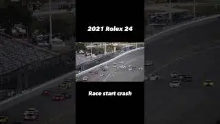 2021 Rolex 24 start crash fan view #throwback #rolex24
