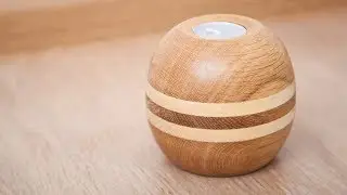 Wood turning Candlestick on a lathe DIY beauty and easy