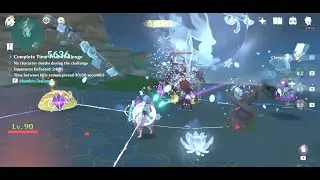 [Phantom Flow] Day 4 Shoden Expert | Chongyun Shatter | Genshin Impact