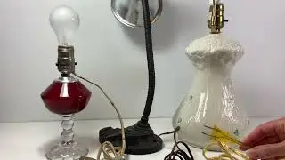 How OLD is this lamp anyways?? Tricks to ID a vintage or antique lamp.