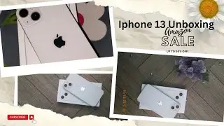 Iphone 13 at ₹3X,XXX aesthetic Unboxing with accessories from Amazon sale || The Shekhu show