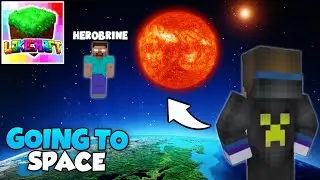 I Went To Sun To Stop HEROBRINE In Lokicraft Hindi