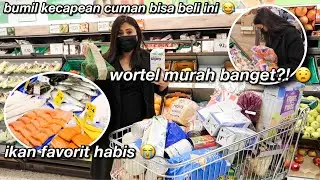 BELANJA MINGGUAN DI SUPERMARKET INGGRIS BANYAK BARANG YANG HABIS 😅