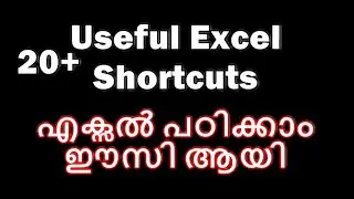 Excel Shortcut Keys | 20 Shortcut Keys In Excel | Useful Excel Keyboard Shortcuts |All In All Guide
