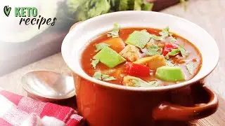 KETO DIET RECIPES | Keto Chicken Taco Soup