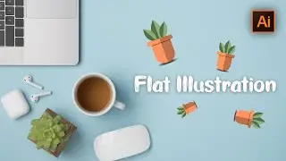 Flat Illustration | Illustrator CC Tutorial