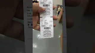 Garments barcode #garments #retailbillingsoftware