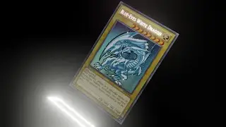 Blue Eyes White Dragon card | Blender 2.8