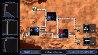 SpaceChem - Challenge: In-Place Swap
