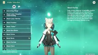 Lynette all English voicelines [Genshin Impact]