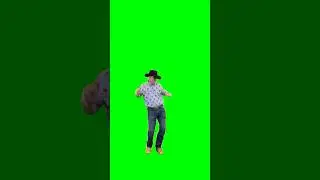 Green Screen Cowboy Dancing Meme
