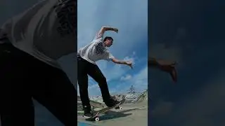 This Skatepark Doesn't Have A Manual Pad.. So I Did This | #shorts