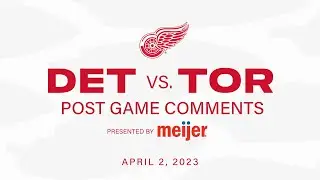 Larkin, Kasper and Coach Lalonde | Post Game 4/2 TOR