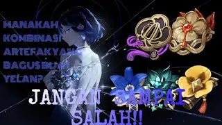 Genshin Impact : Yelan Guide , Yelan Elemental Skill & Burst Damage Comparison FULL BEST ARTE