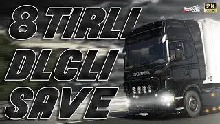 ⚫ +8 TIRLI FULL KODLU DLC'Lİ SAVE | FARKINIZI ORTAYA KOYUN!🔥|⚫Ets2 • 1.49+ Dlc'li Save #19