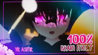 ✨ ASMR VR TINGLE HEAVEN ✨ 100% Brain Melt 💜 Mouth Sounds, Visual Triggers, Squeezing... 😍 (VRC)