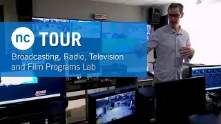 NC Tour ~ Broadcasting, Radio, Television and Film programs lab tour
