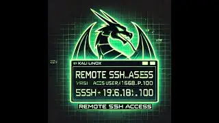 Enable SSH  on your Kali computer for remote access