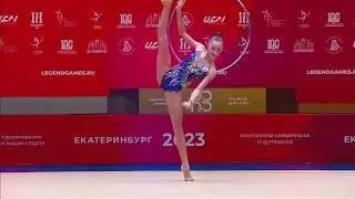 Карина Киреева на международных соревнованиях «Игры вызова легенд-2023