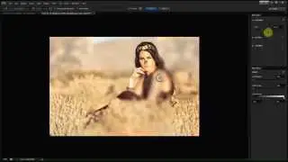 Dreamy image using photoshop field blur filter