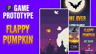 Figma Game Prototype - Flappy bird game inspired