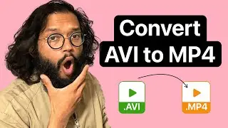 Easiest Way How To Convert AVI to MP4 📁👉✅