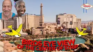 BIRDS EYE VIEW OF THE CENTER OF STRIP