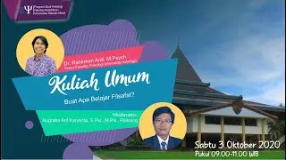 Kuliah Umum Filsafat Prodi Psikologi FK UNS 3 Oktober 2020