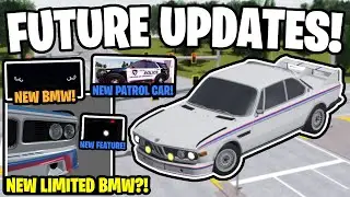 NEW LIMITED BMW, FEATURE, PATROL CAR, NEW CARS, AND LEAKS COMING TO GREENVILLE! - Roblox Greenville