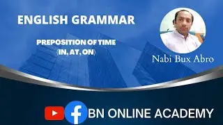 Use of Prepositions (in, on, at) with reference time