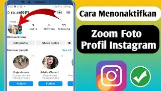 Cara Menonaktifkan Zoom Foto Profil di Instagram | Nonaktifkan Zoom Foto Profil Instagram